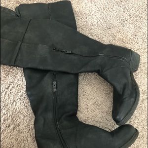 Over the Knee Black Boots